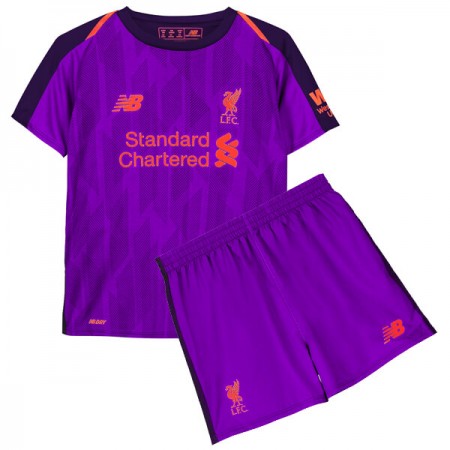 Fußballtrikots Liverpool Kinder Auswärts Trikotsatz 2018-2019