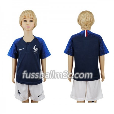 Fußballtrikots Frankreich Kinder Heim Trikotsatz WM 2018