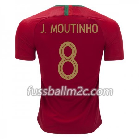 Fußballtrikots Portugal Joao Moutinho 8 Heim Trikotsatz WM 2018