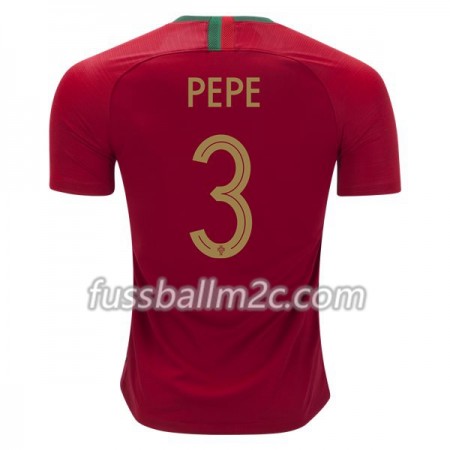 Fußballtrikots Portugal Pepe 3 Heim Trikotsatz WM 2018