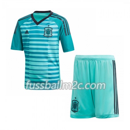 Fußballtrikots Spanien Torwart Kinder Heim Trikotsatz WM 2018