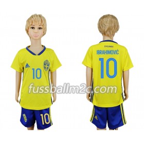 Fußballtrikots Schweden Zlatan Ibrahimovic 10 Kinder Heim Trikotsatz WM 2018